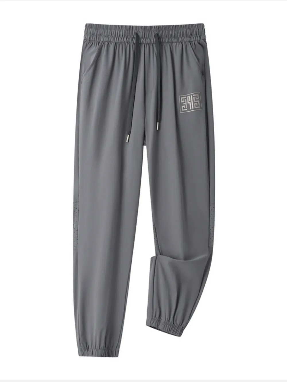 Men's Plus Size Casual Drawstring Pants, image 3