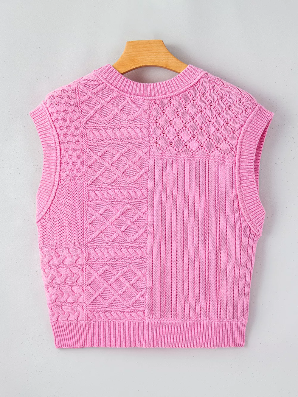 Cable Knit Dolman Sweater Vest, image 22