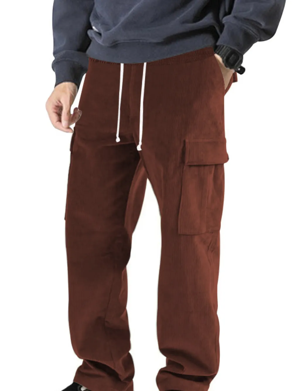 Men's Full Size Drawstring Jogger Pants Plus Size, image 9