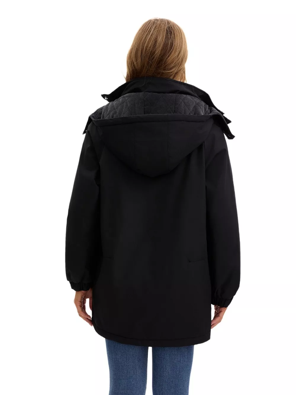 Full Size Zip Up Hooded Parka Outerwear Plus Size, image 15