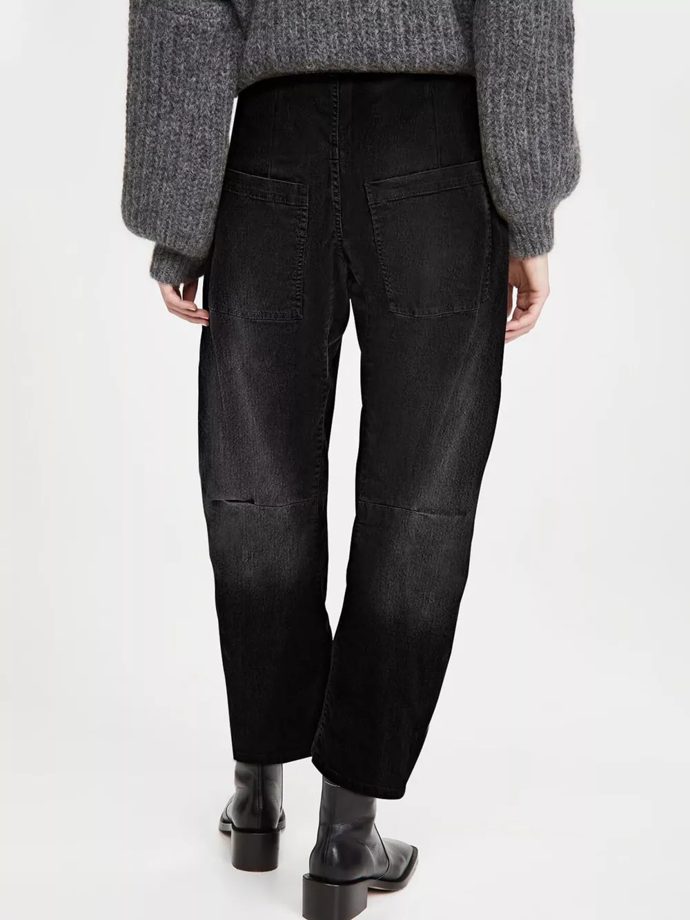 Wide-Leg Jeans with Patch Pockets, image 12
