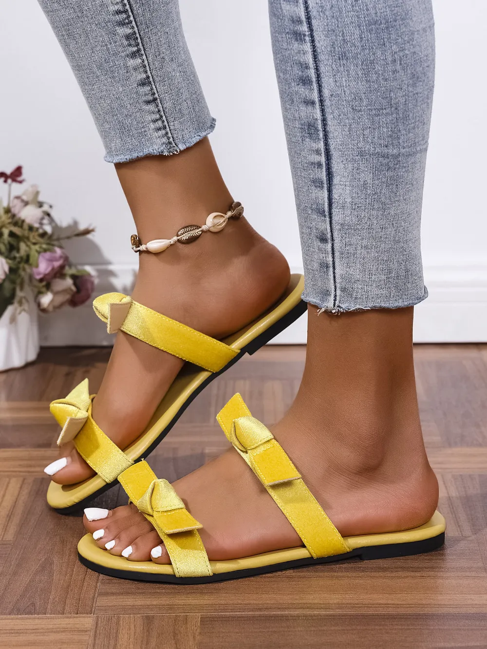 Double Strap Flat Sandals, image 14