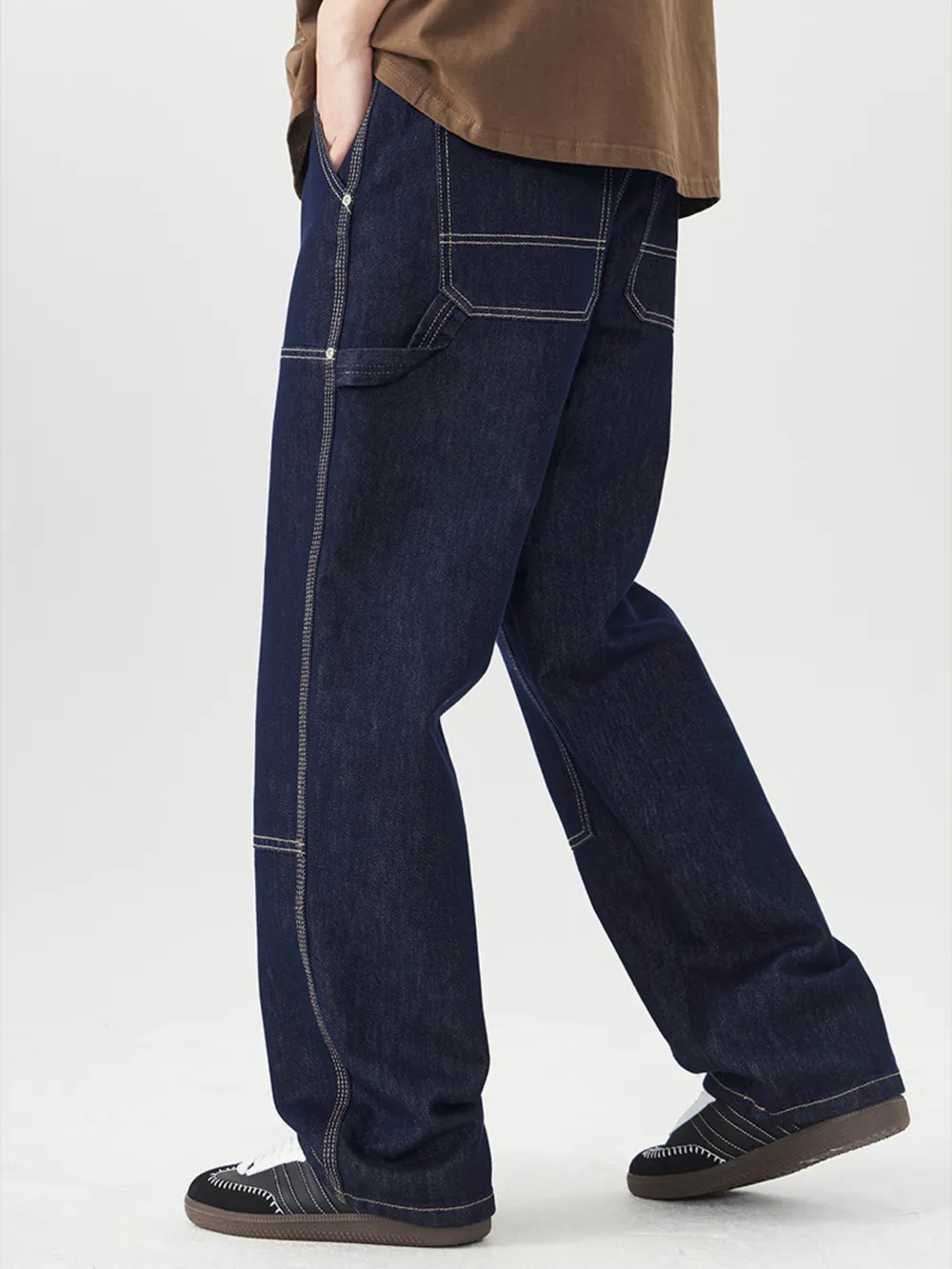Men's Wide Leg Jeans, image 6