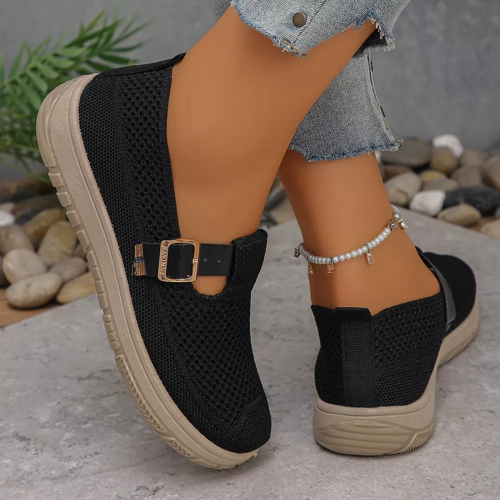 Round Toe Platform Slip-Ons, image 3