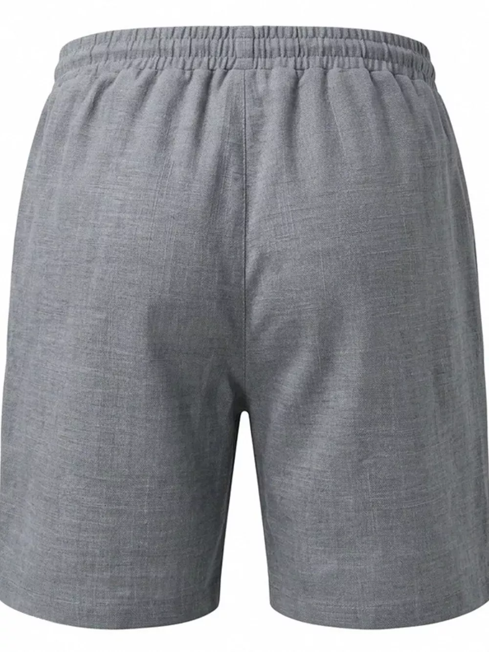 Men's Full Size Linen Blend Drawstring Shorts Plus Size, image 10