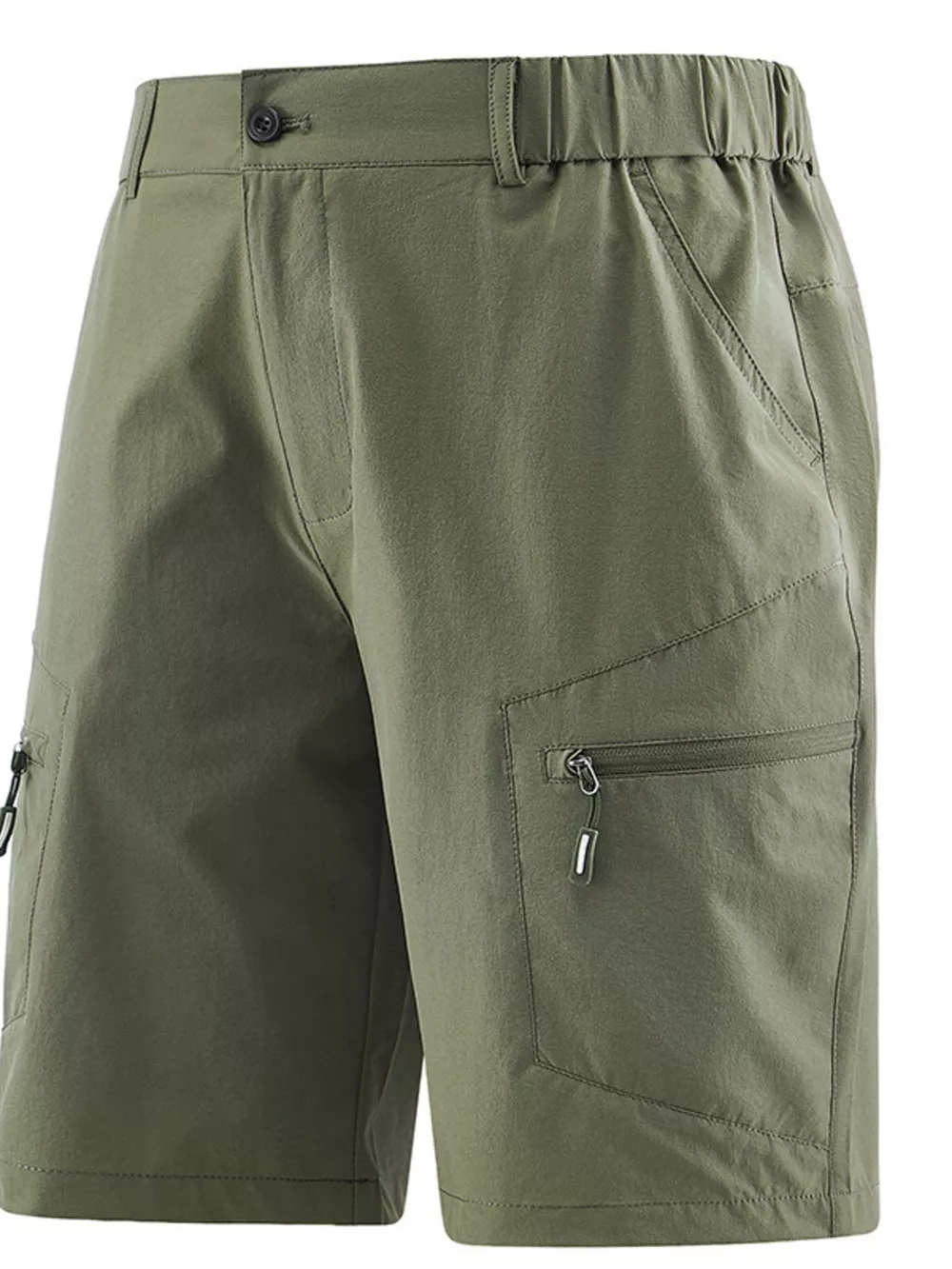 Men's Plus Size Zipper Pocket Outdoor Shorts