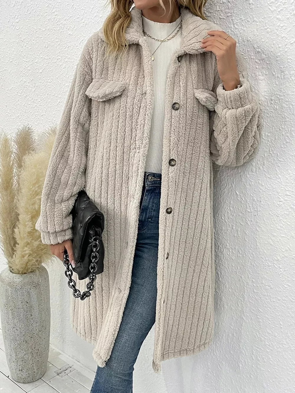 Button-Down Longline Outerwear, image 10