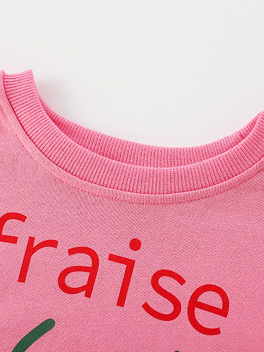 Children's Strawberry Round Neck Casual Sweatshirt, image 4