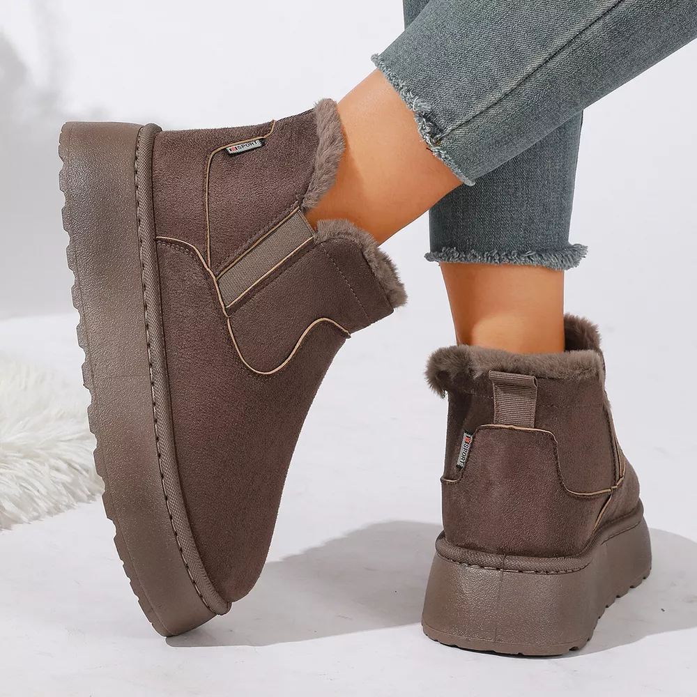 Round Toe Platform Boots, image 14