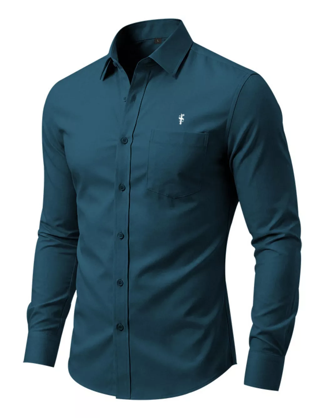 Men's Full Size Slim Fit Button Up Shirt Plus Size, image 12