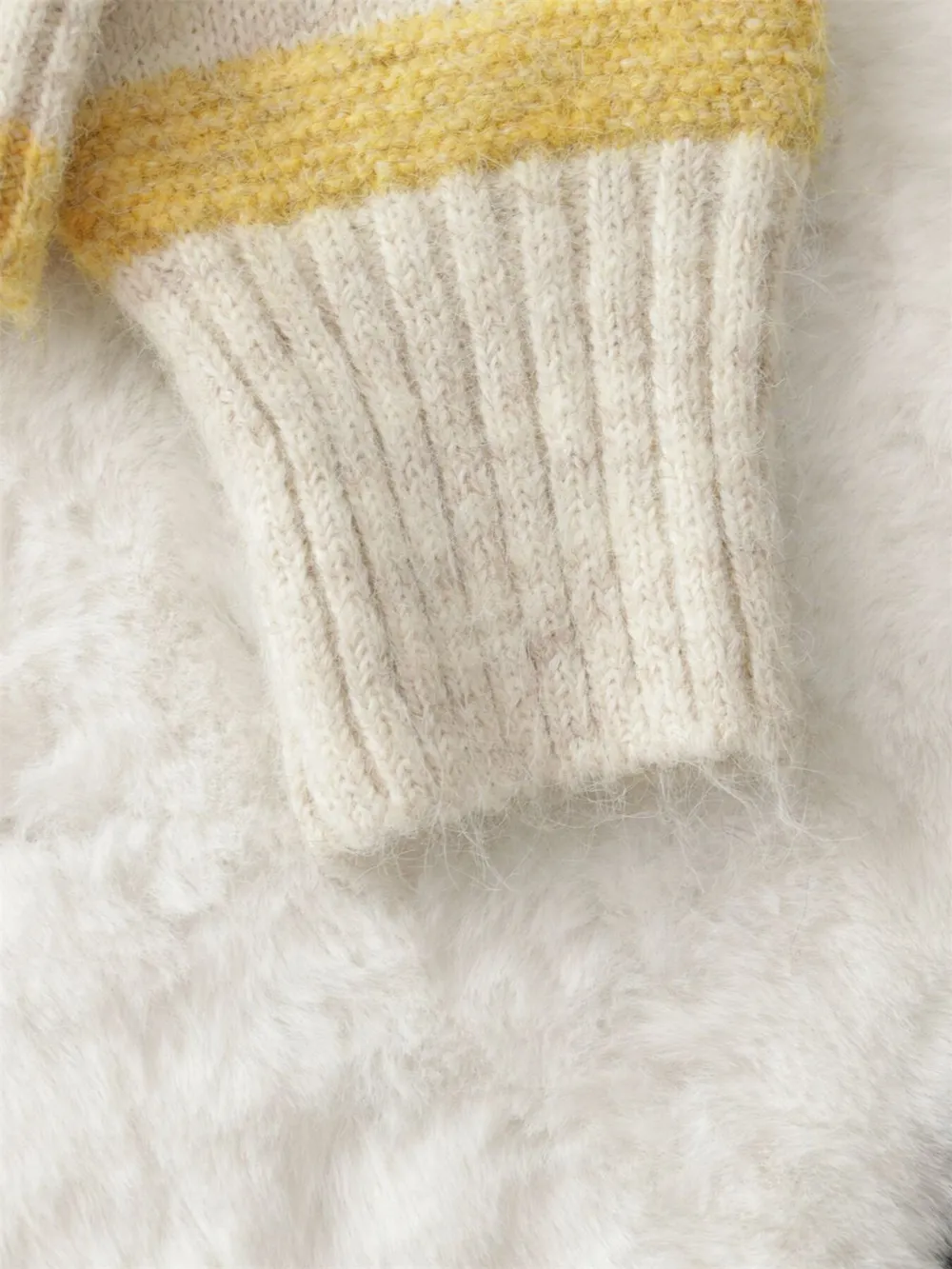 Striped Button-Up Cozy Cardigan, image 27
