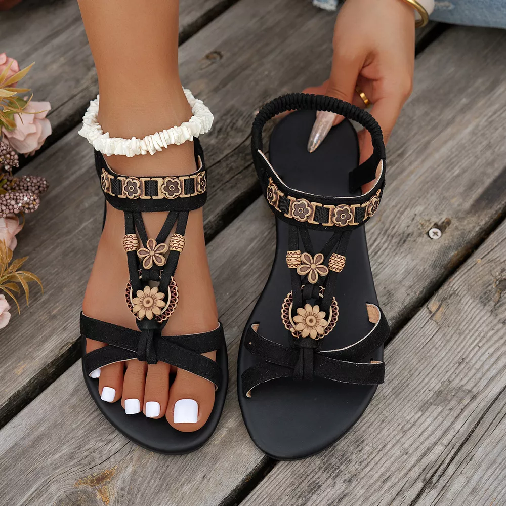 T-Strap Ankle Sandals