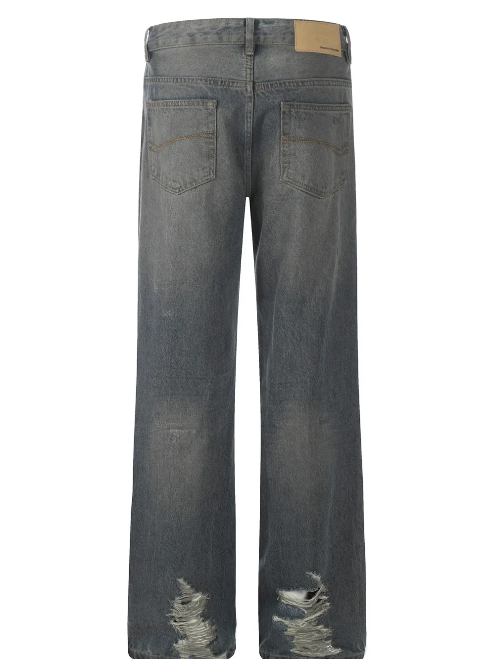 Men's Distressed Loose Fit Jeans, image 3