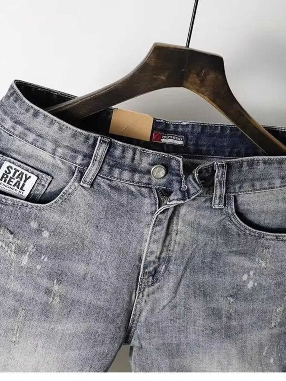 Men's Pocketed Denim Shorts, image 3