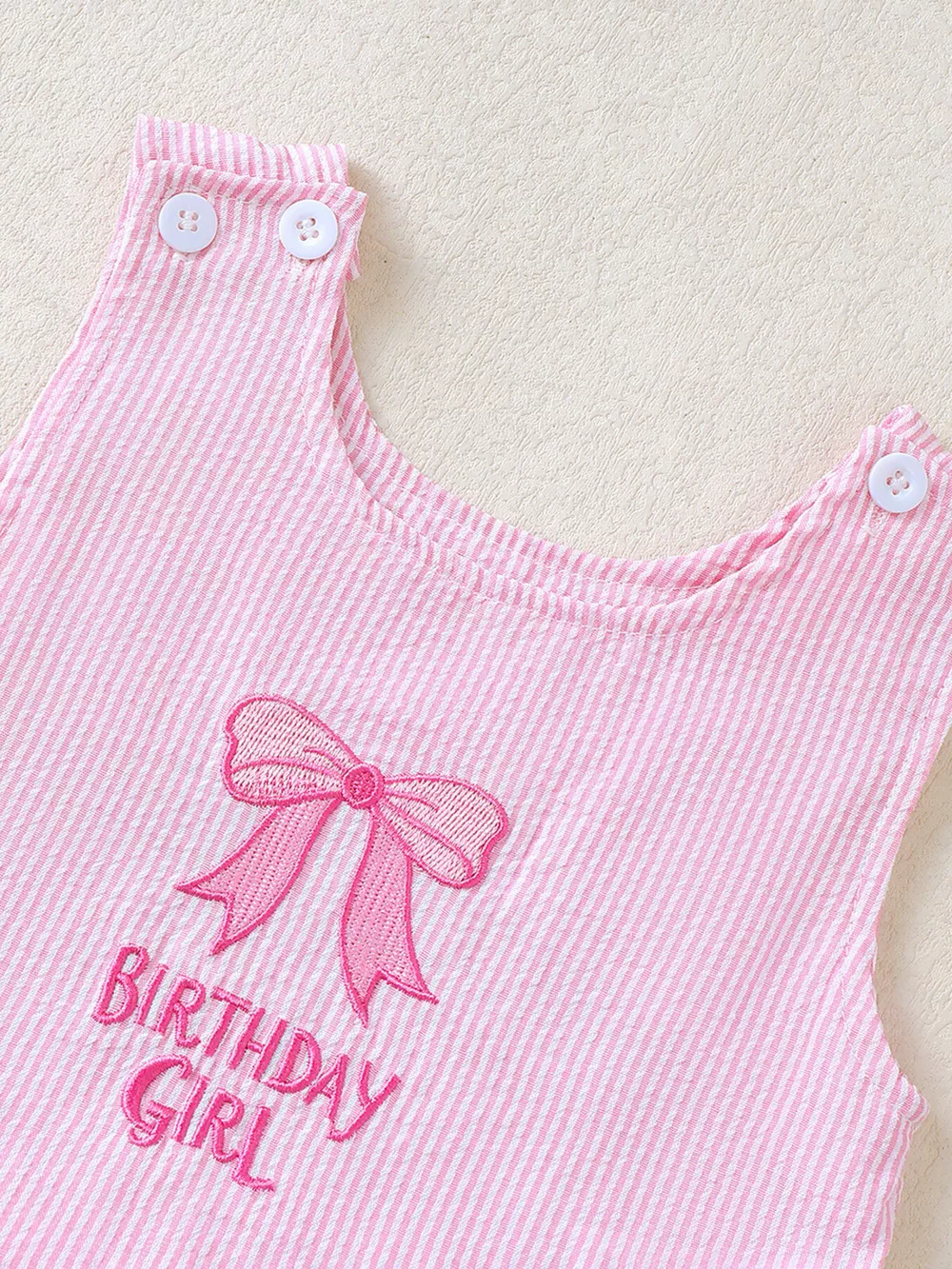 Children's Ruffled Hem Tank & Shorts Set, image 2