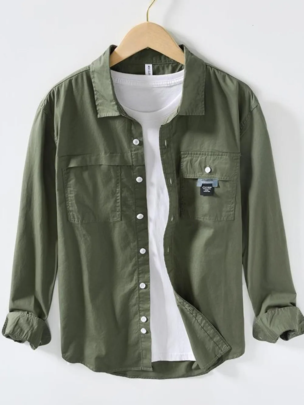 Men's Long Sleeve Button-Up Shirt