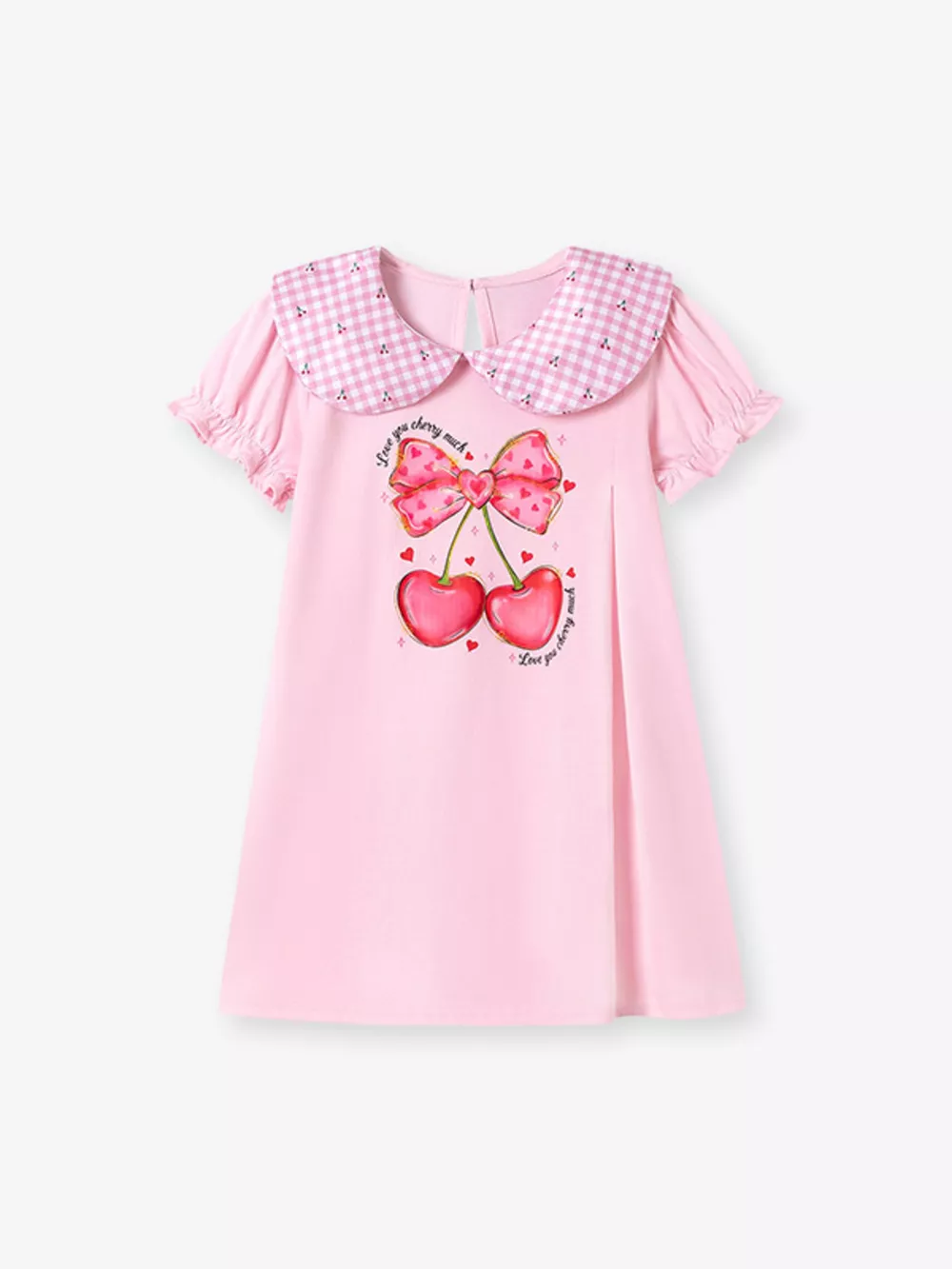Children's Cherry Peter Pan Collar Dress, image 5