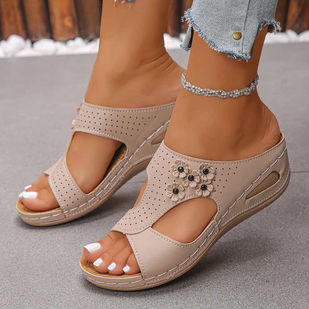 Open Toe Wedge Sandals, image 13
