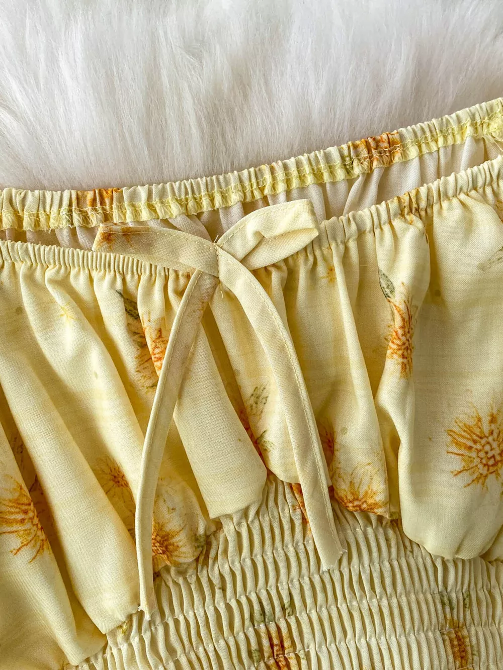 Smocked Floral Top and Skirt Set, image 4