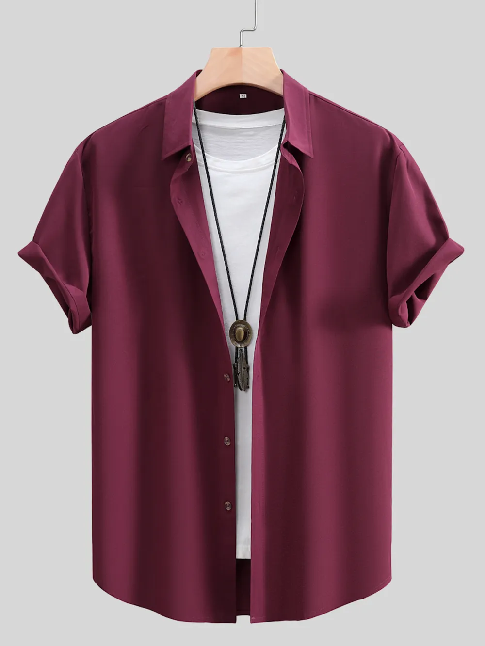 Men's Casual Short-Sleeve Shirt, image 8