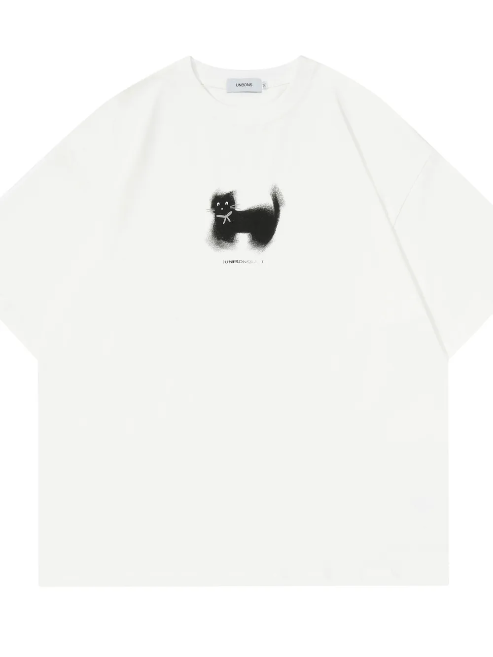 Men's Cat Graphic Round Neck Short Sleeve T-Shirt, image 3
