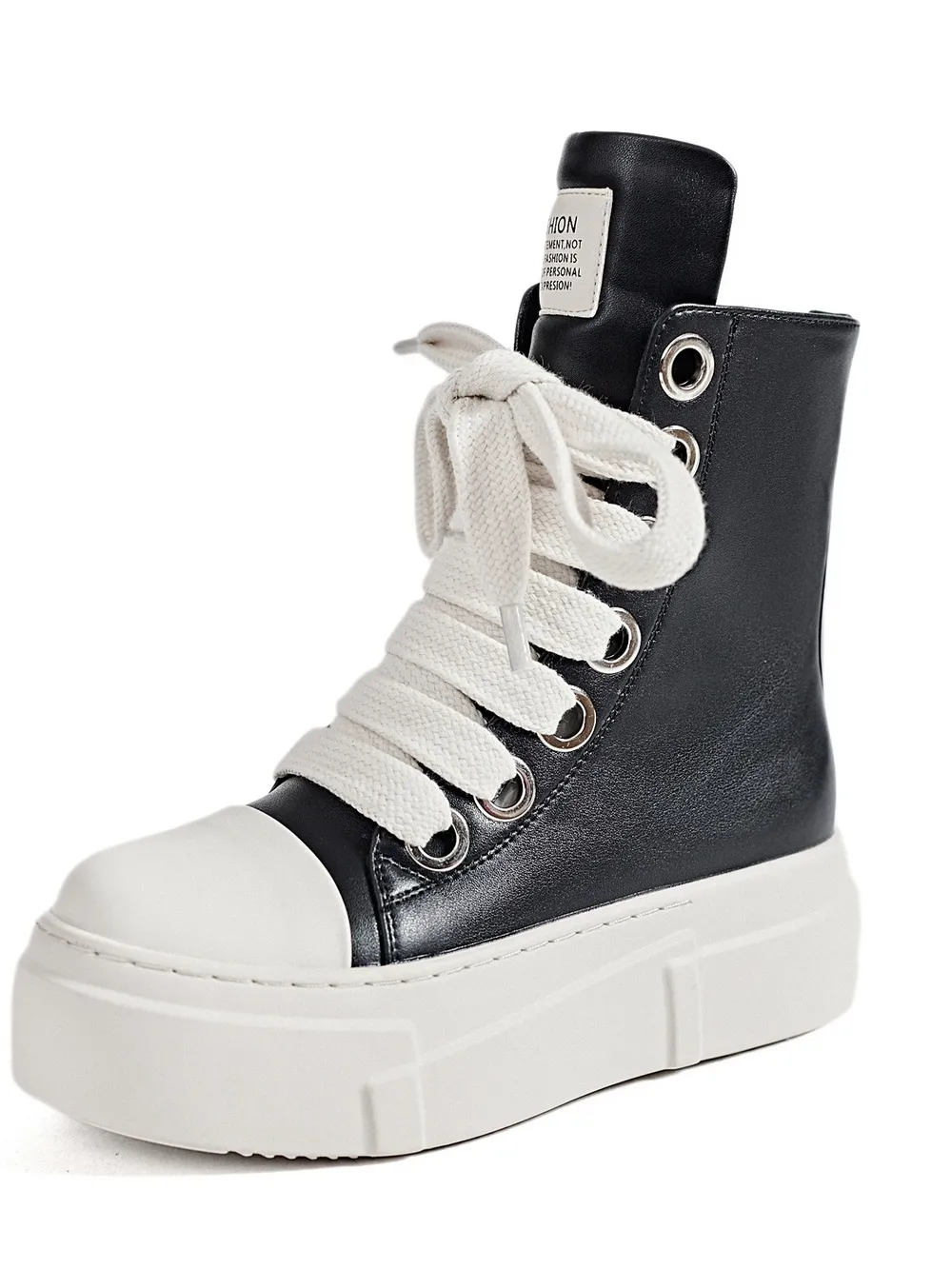 Platform Lace Up Contrast Sneakers, image 11