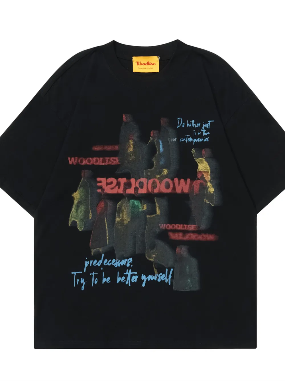 Men's Urban Street Photography Round Neck T-Shirt