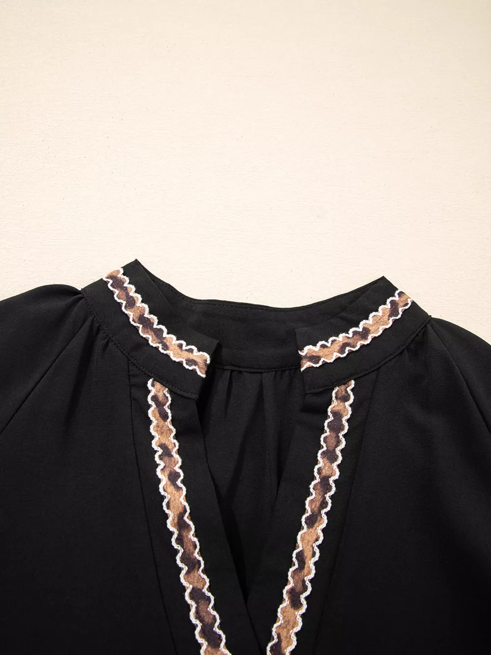 Contrast Trim Bracelet Sleeve Shift Mini Dress, image 13