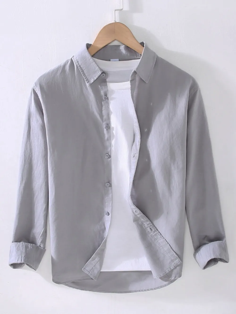 Men's Full Size Button Up Short Sleeve Shirt Plus Size, image 13