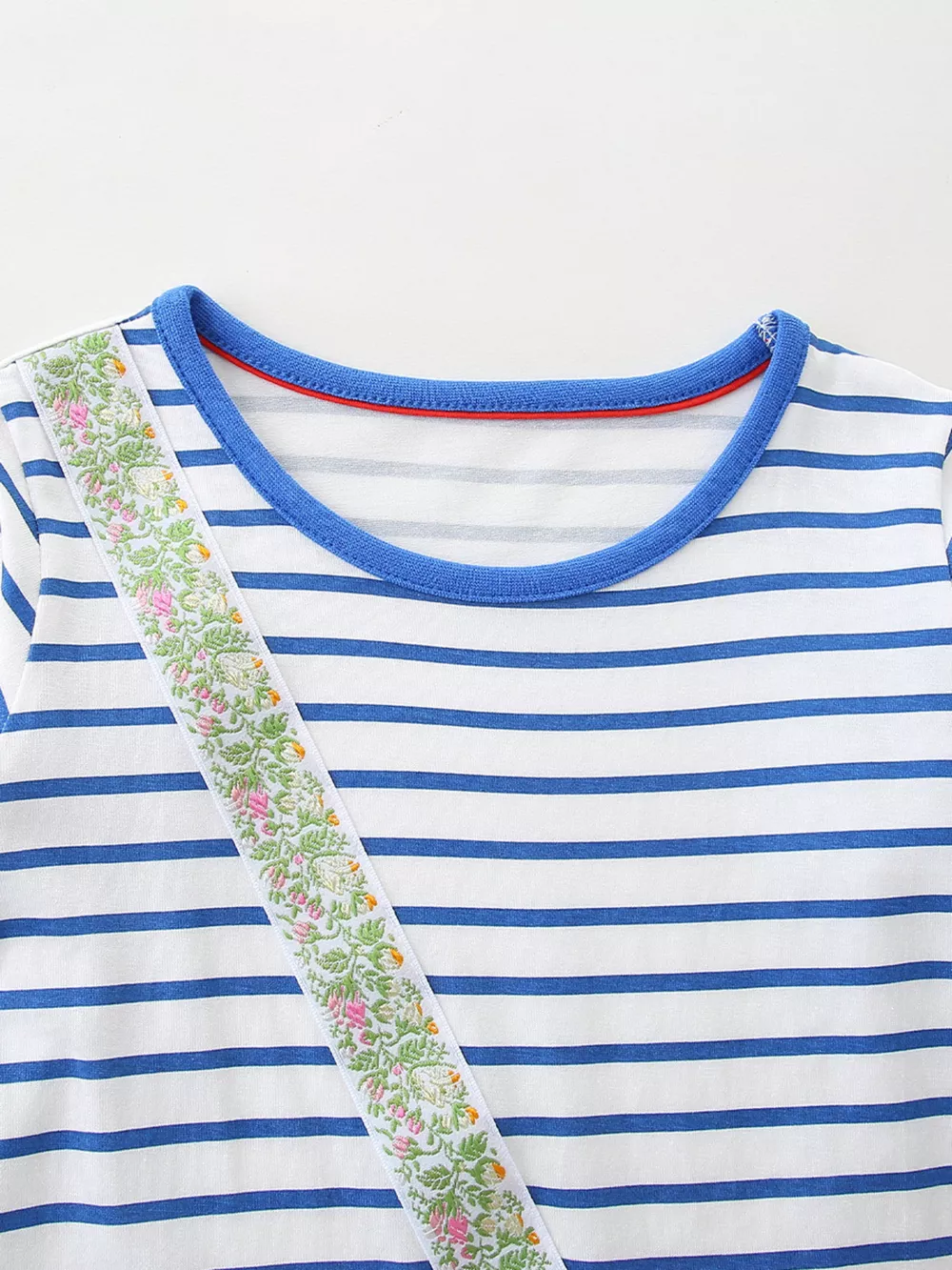 Children's Strawberry Striped Long Sleeve Dress, image 4