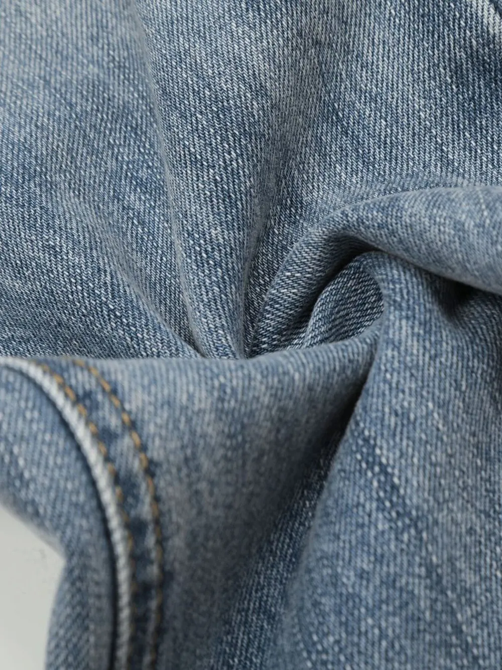Men's Washed Wide Leg Relaxed Fit Jeans, image 5