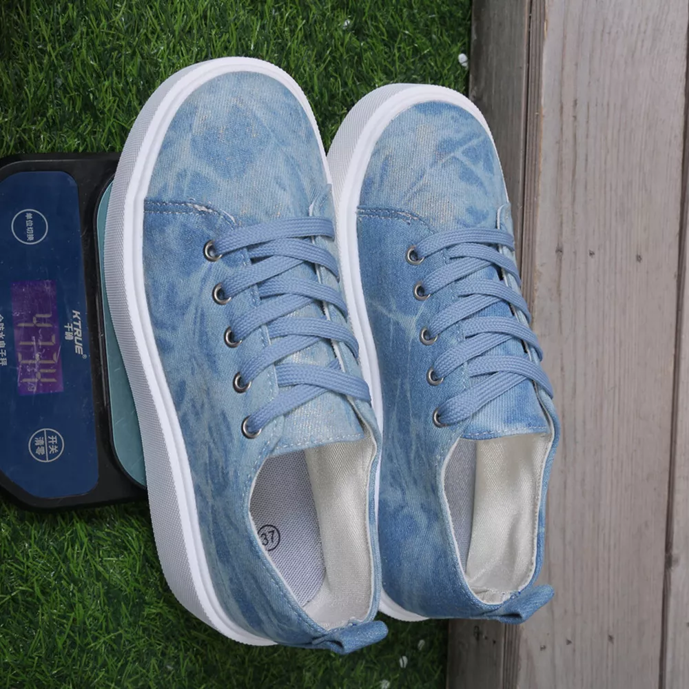 Round Toe Platform Sneakers, image 10