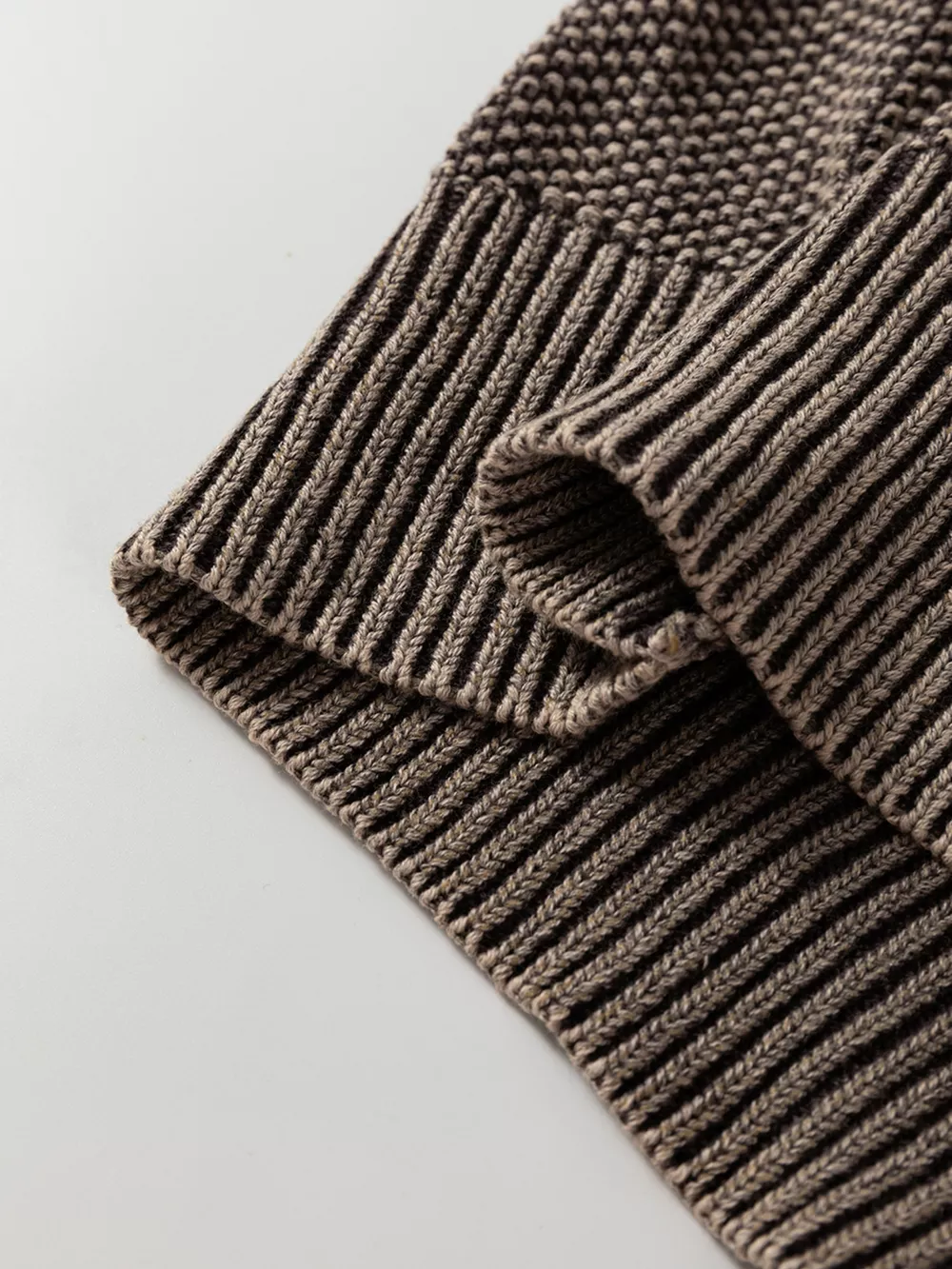 Contrast Cable Knit Sleeve Casual Sweater, image 15