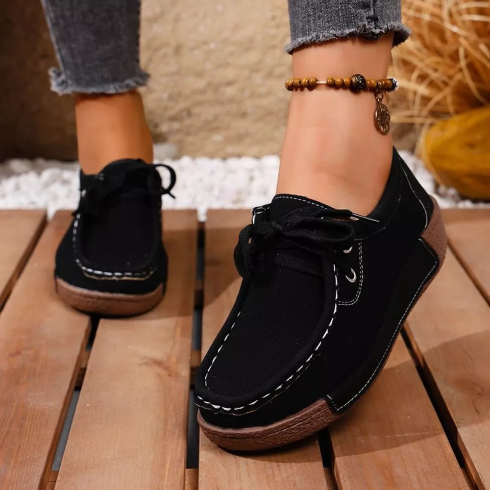 Round Toe Lace Up Sneakers, image 13