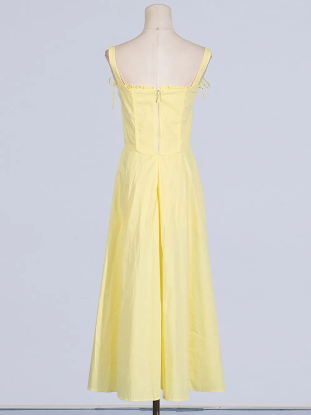 Slit Sleeveless Zip Back Midi Dress, image 7