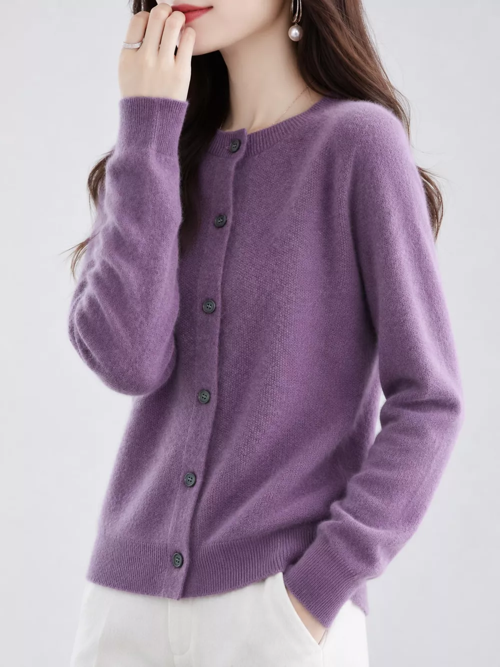 Button-Down Long Sleeve Cardigan, image 22