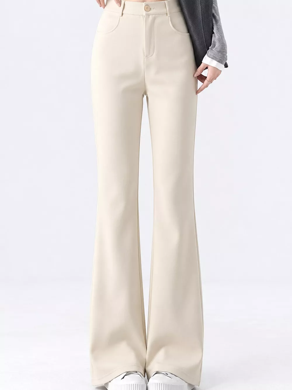 Full Size High-Waisted Slim-Fit Straight-Leg Pants Plus Size, image 27