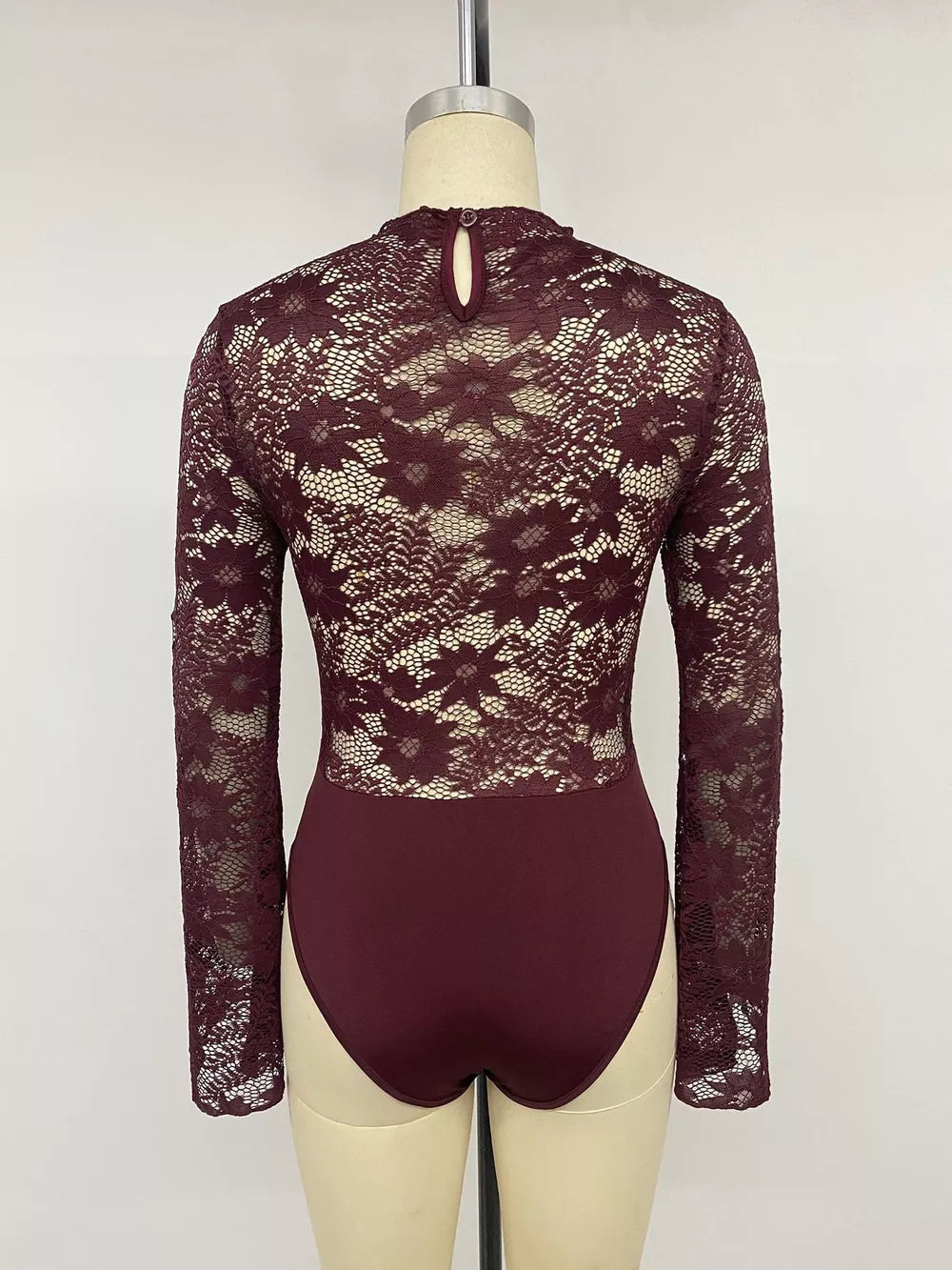 Lace Cut-out Flare Sleeve Bodysuit, image 10