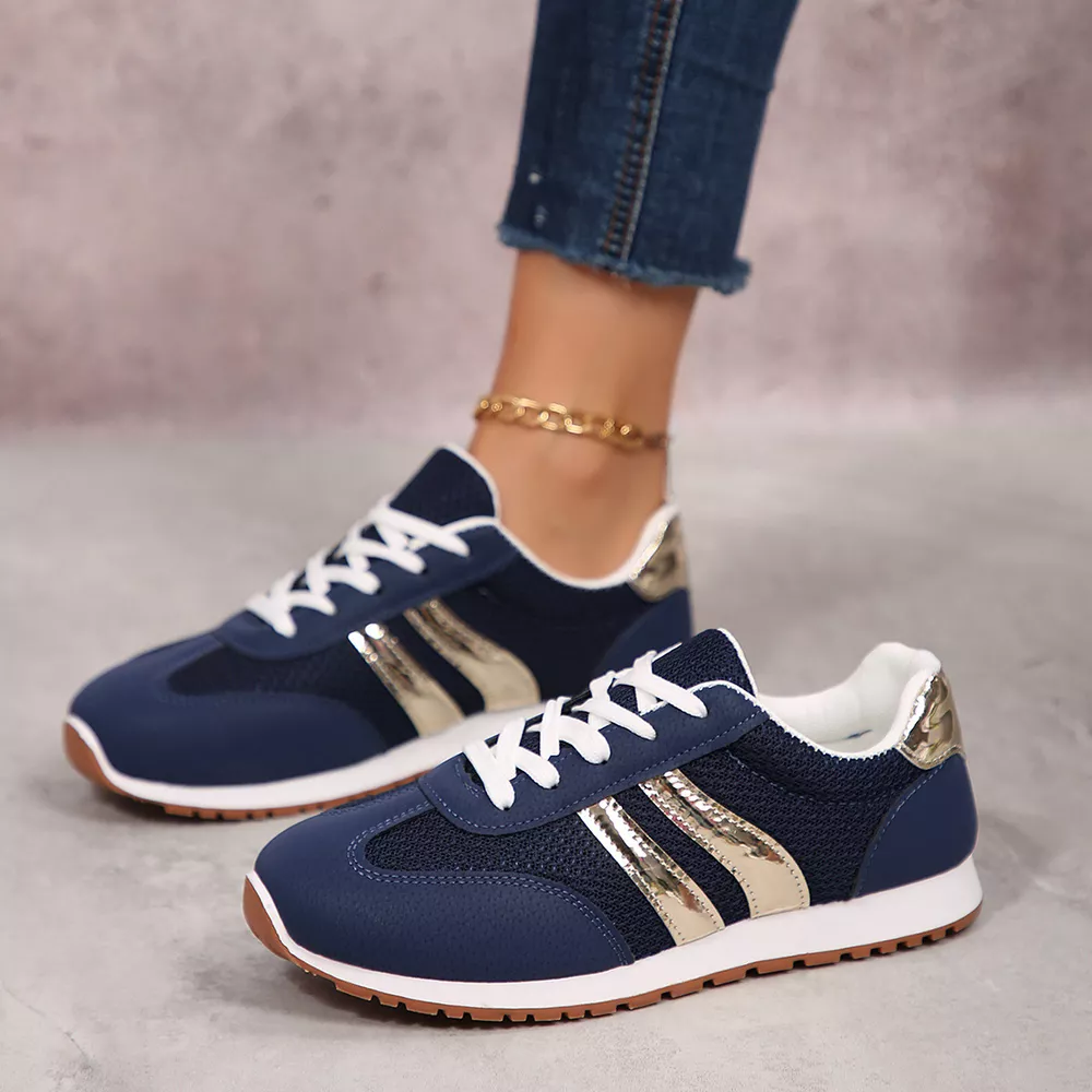 Round Toe Lace Up Sneakers, image 4