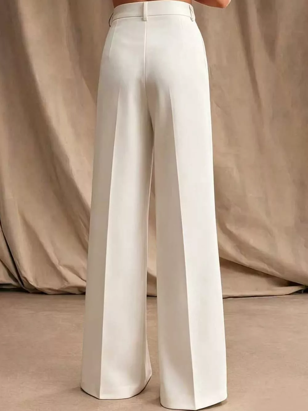 High-Waisted Pleated Wide-Leg Pants, image 27