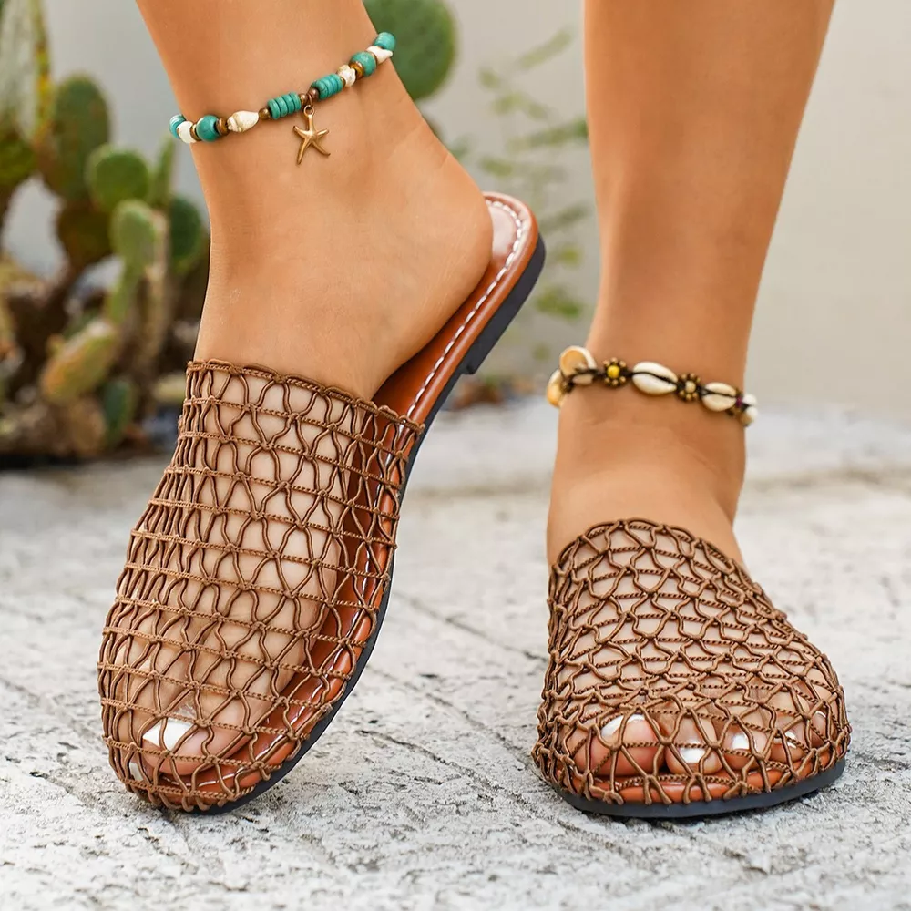 Woven Net Sandals, image 11