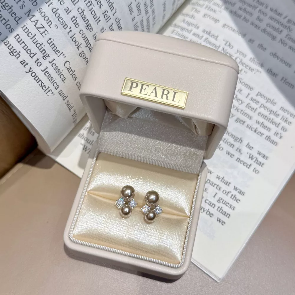 Pearl Stud Earrings, image 5