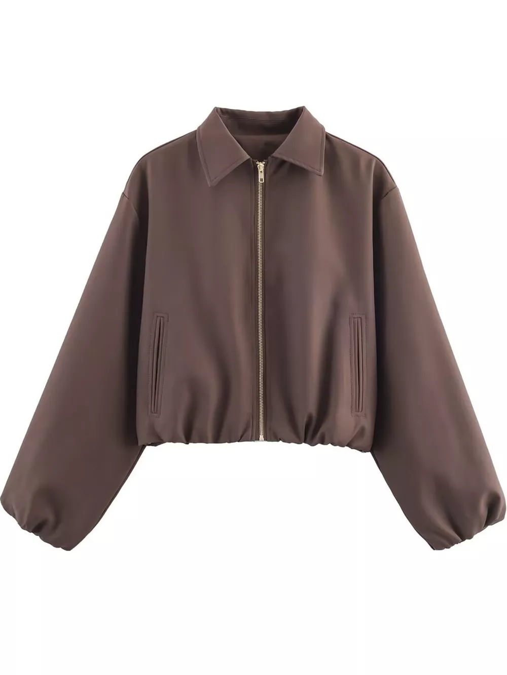 Cropped Zip-Up Jacket, image 18