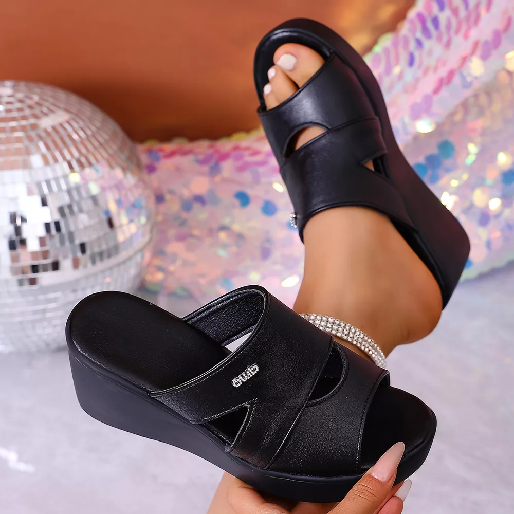 Open Toe Wedge Sandals, image 5