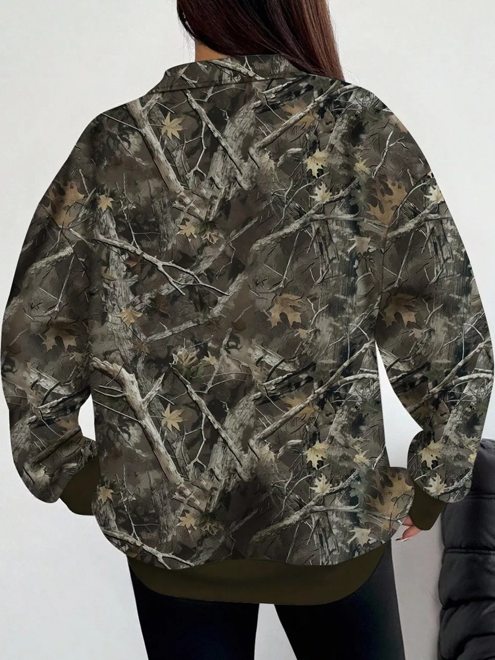 Quarter-Zip Long Sleeve Sweatshirt, image 3