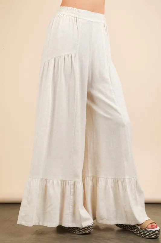 Palazzo Elastic Waist Comfy Pants, image 2