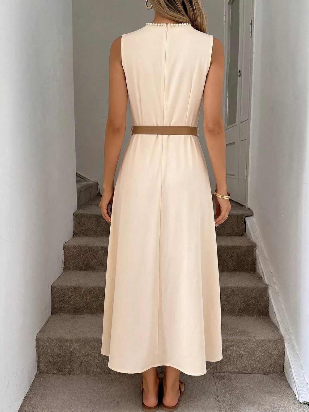 Sleeveless A-Line Midi Dre, image 6