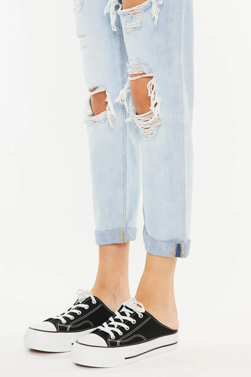 Open Pack Paperbag Mom Jeans, image 7