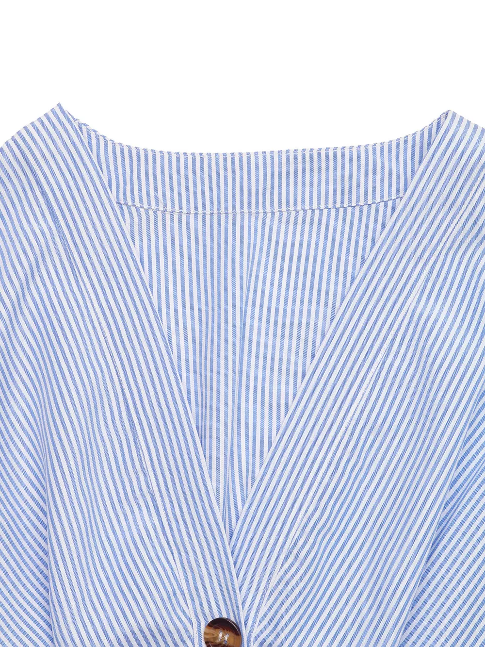 Ruffle Sleeve Button Front Midi Dress, image 8