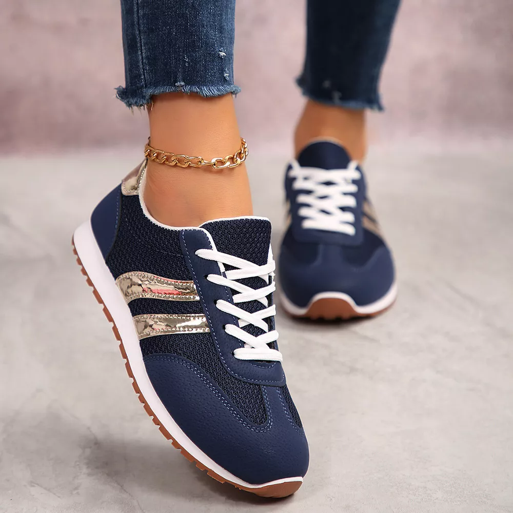 Round Toe Lace Up Sneakers, image 2